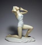 Unterweissbach - Kurt Steiner (1904-1970) - sculptuur, Lady, Antiek en Kunst, Antiek | Glaswerk en Kristal