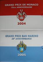 Monaco, Saint-Marin. Probe Set 2004/2005 Grand Prix  Monaco, Postzegels en Munten, Munten | Europa | Euromunten