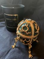 Fabergé ei - Verguld - Fabergé Style Imperial Egg, Antiek en Kunst