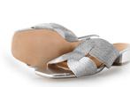 Slippers in maat 39 Zilver | 10% extra korting, Kleding | Dames, Schoenen, Slippers, Overige kleuren, Verzenden, Nieuw