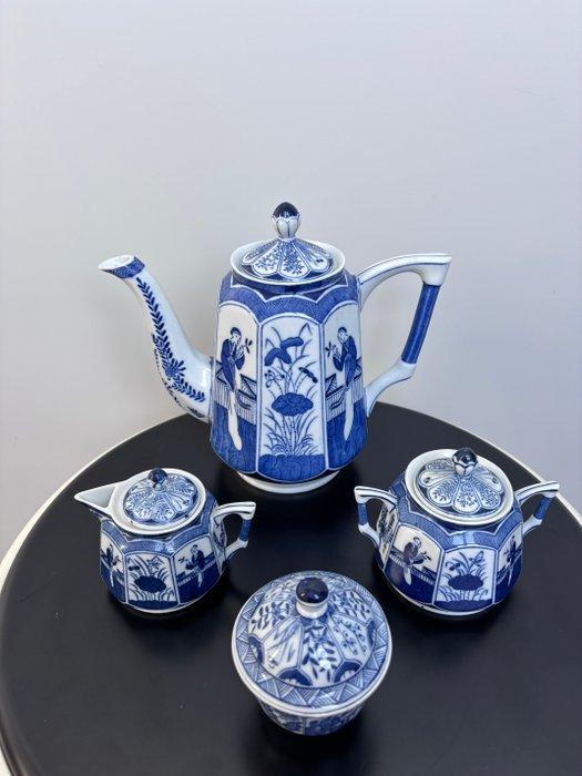 Mosa Maastricht - Theeservies (4) - 726 - Keramiek -, Antiquités & Art, Antiquités | Meubles | Tables