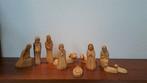 Kerststal (11) - Hout - handgestoken, Antiek en Kunst