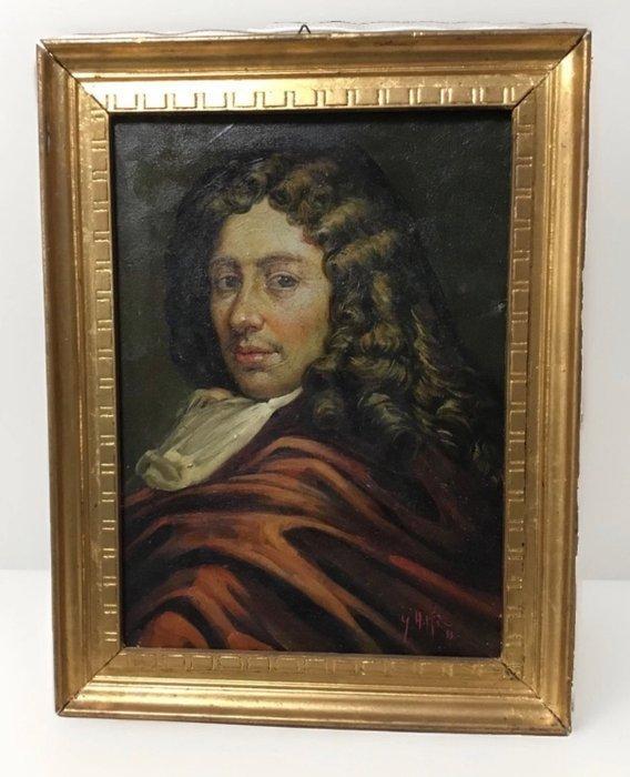 Nicolaes Maes (1634-1693), After - Ritratto di Charles, Antiek en Kunst, Kunst | Schilderijen | Klassiek