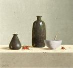 Leo Pors (1952) - 17e Eeuws glas en rozenbottels