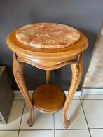 Table dappoint - marbre, Hêtre - Table dappoint de style