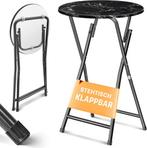 KESSER® Statafel - Bistrotafel - Klaptafel - 110cm - Zwart, Verzenden, Nieuw