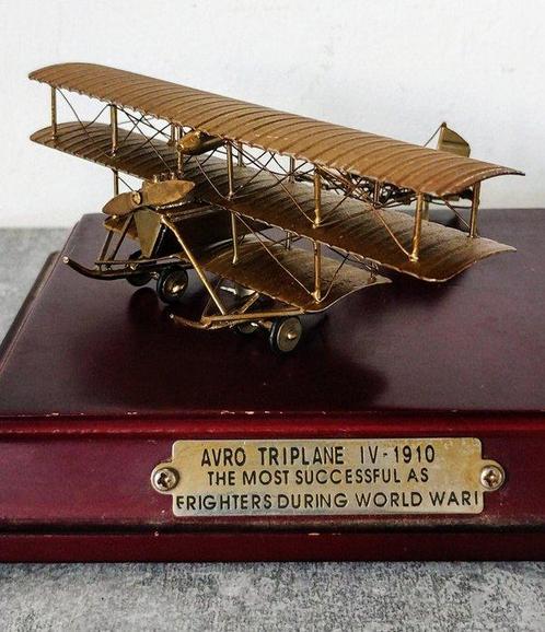 Triplane IV - 1910 - Avion miniature - AVRO - Combattants, Collections, Aviation