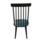 Houten stoel 44×44×93cm Zwart Gebruikt, Zakelijke goederen, Kantoor en Winkelinrichting | Kantoormeubilair en Inrichting, Ophalen of Verzenden