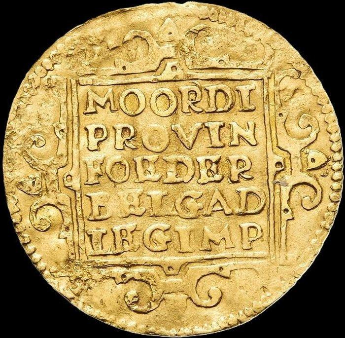 Nederland, Utrecht Dukaat 1600, R3 (uniek?), Postzegels en Munten, Munten | Nederland