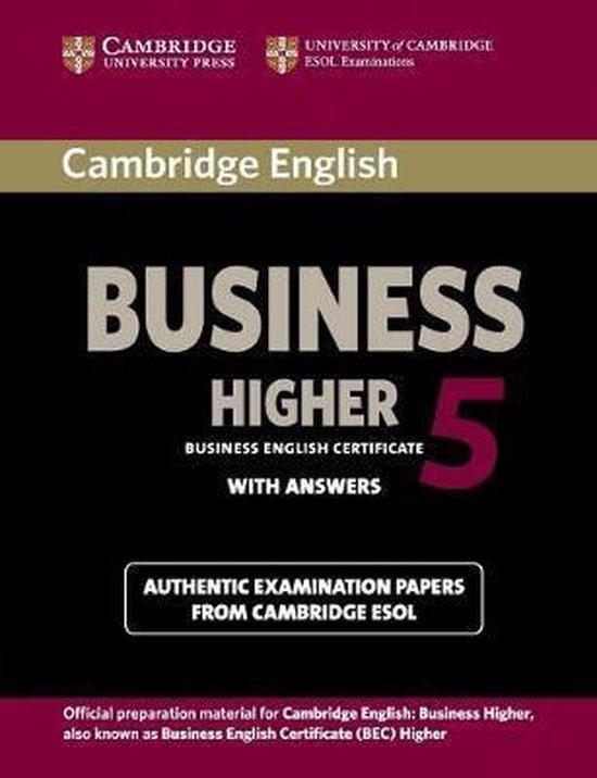 Cambridge English Business 5 Higher Students Book with, Boeken, Taal | Engels, Gelezen, Verzenden