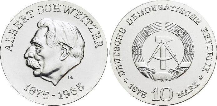 Ar 10 Mark 1975 A duitse Demokratische Republik, Postzegels en Munten, Munten | Europa | Niet-Euromunten, België, Verzenden