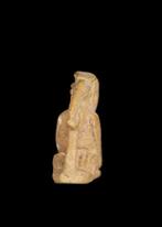 Oude Egypte, late periode Gele faïence Amulet van Thoth als