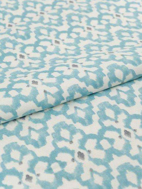 Geometrische Betovering - Exclusieve Panama stof - Made in, Antiek en Kunst, Antiek | Tapijten, Tafelkleden en Textiel