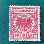 Empire allemand 1889 - 10 Pf Eagle en bonne teinte Rose, Postzegels en Munten, Gestempeld