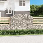 vidaXL Schanskorf gewelfd 200x30x140/160 cm gegalvaniseerd, Tuin en Terras, Verzenden, Nieuw