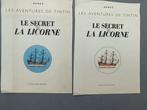 Hergé - le Secret de la Licorne  - Essai d impression - page