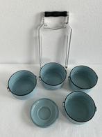 Container - Eten /Voedseldrager - Emaille, Hout - Emaille