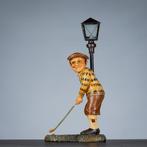 Figurine - Lamp met golfspeler - Polyrésine
