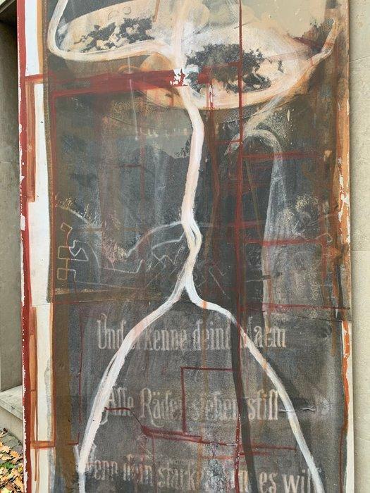 Theo Lambertin (1949-2016) - Alle Räder stehen still, Antiek en Kunst, Kunst | Schilderijen | Modern