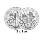 Oostenrijk. 2 x 1 oz 2023 1 oz €1.5 EUR Austrian Silver