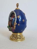 Œuf Fabergé - Fabergé - Plaqué or, Porcelaine - Œuf « Water