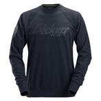 Snickers 2882 sweat-shirt avec logo - 9500 - navy - base -