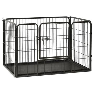 vidaXL Parc pour chiots Acier 91,5x59x61 cm disponible aux enchères