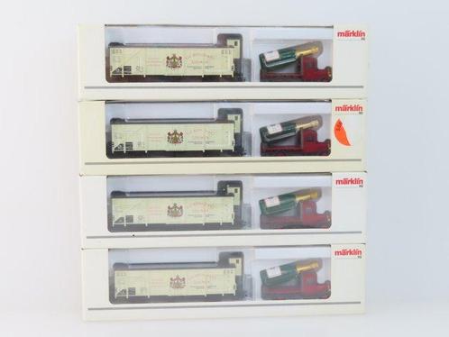 Märklin H0 - 2002 - Modeltrein goederenwagonset (4) - 4x, Hobby en Vrije tijd, Modeltreinen | H0