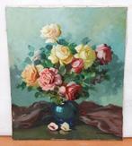 Spaanse school (XX) - Jarrón con rosas