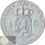 Nederland. Willem III. Gulden 1863, 1864 & 1865 (3, Postzegels en Munten