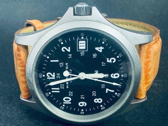Hamilton - Khaki - Zonder minimumprijs - 9821C - Heren -, Handtassen en Accessoires, Horloges | Heren