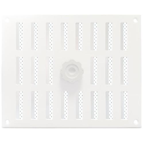 Aluminium afsluitbaar schuifrooster opbouw 245 x 195mm, Doe-het-zelf en Bouw, Ventilatie en Afzuiging, Nieuw, Verzenden