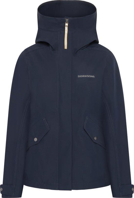 Didriksons Dames Outdoorjas Maat 42  - Dark Night Blue SI..., Kleding | Dames, Jassen | Winter, Nieuw, Verzenden
