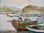 Fernando Lafuente (XX) - Boats in Llanca, Antiquités & Art