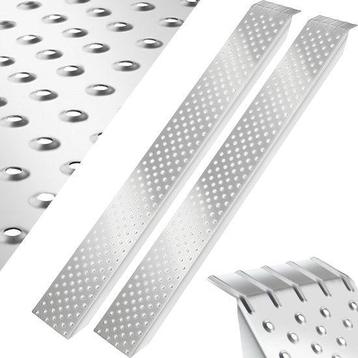 Tweedekans | tectake® 2x Oprijplaten - Set van 2 Stalen beschikbaar voor biedingen
