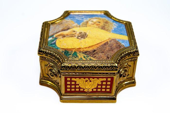 Franklin Mint Vergulde Speeldoos - Boîte à musique à, Antiek en Kunst, Curiosa en Brocante