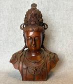 Guanyin buste 30 cm / 4 kg - Brons - Eind 20e eeuw