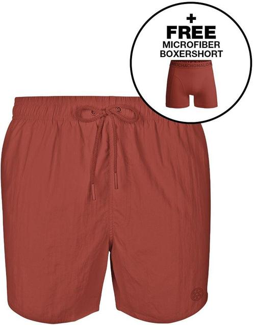 Muchachomalo Solid Zwembroek Rood maat Maat 52/54 (L) Heren, Kleding | Heren, Broeken en Pantalons, Rood, Nieuw, Maat 52/54 (L)