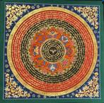 La thangka de mandala Om Mantra de Netra Lama - toile de
