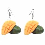 Fako Bijoux® - Oorbellen - Groente & Fruit - Mango, Verzenden, Nieuw