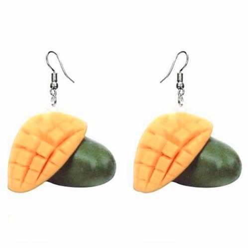 Fako Bijoux® - Oorbellen - Groente & Fruit - Mango, Handtassen en Accessoires, Oorbellen, Verzenden