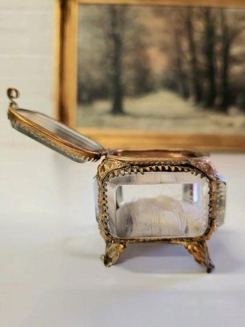 Boîte à bijoux - Bronze, Verre