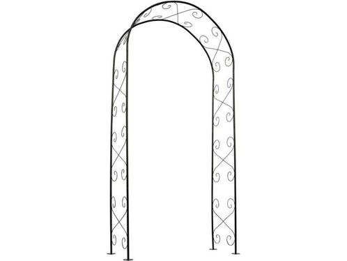 Nature Rozenboog - H230 x 100 x 37cm - decoratieve krullen -, Huis en Inrichting, Woonaccessoires | Overige, Zo goed als nieuw