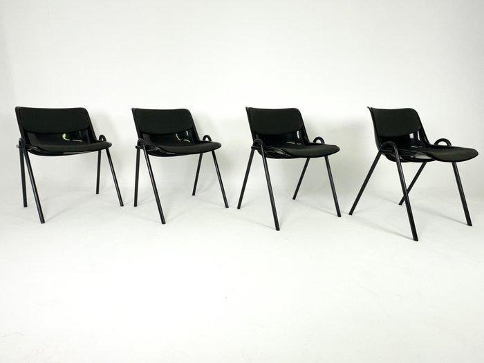 Tecno - Osvaldo Borsani - Chaise - Modus - Acier, Plastique,, Antiek en Kunst, Antiek | Meubels | Stoelen en Sofa's