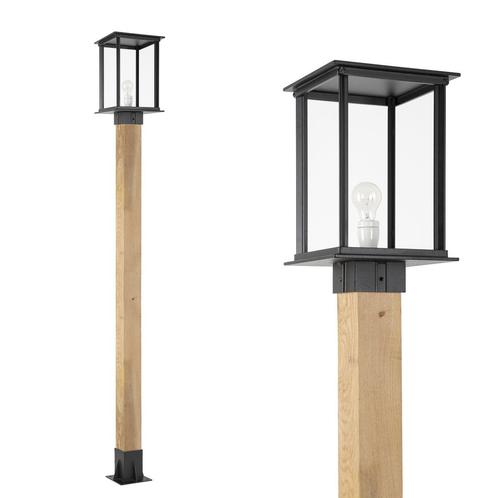 Tuinverlichting Modern Tuinlamp Capital XXL WOOD Lantaarn bu, Tuin en Terras, Buitenverlichting, Verzenden