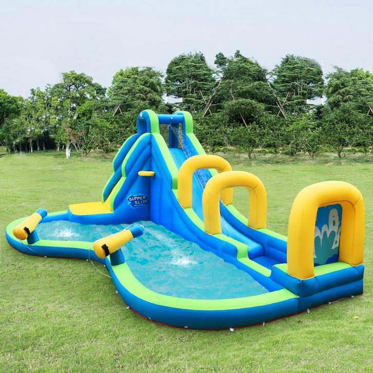2dekans | Coast Bouncy Castle opblaasbaar waterdia Play Pool, Tuin en Terras, Zwembaden, Ophalen of Verzenden