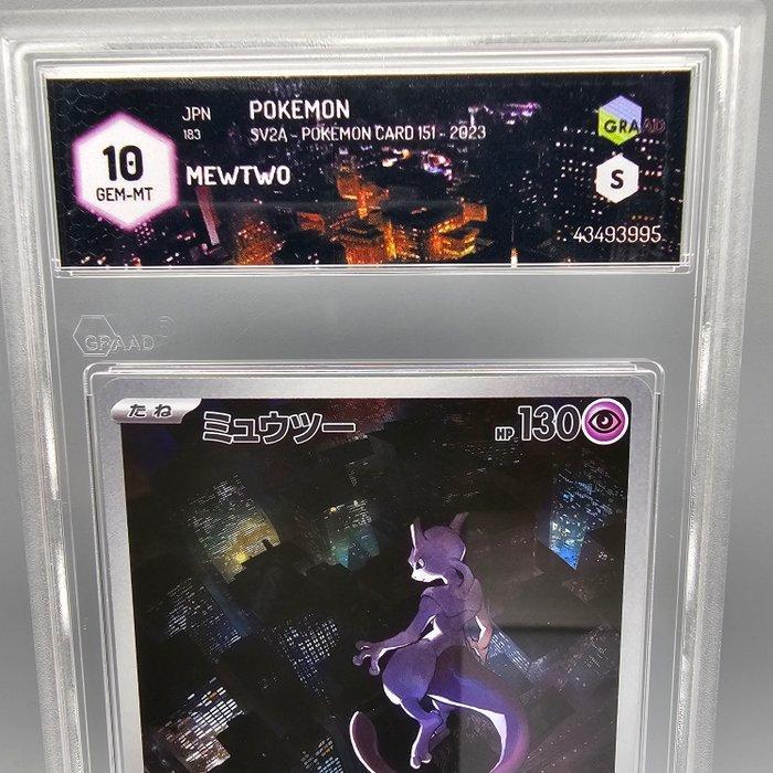 1 Graded card - MEWTWO AR - Graad 10, Hobby en Vrije tijd, Verzamelkaartspellen | Pokémon