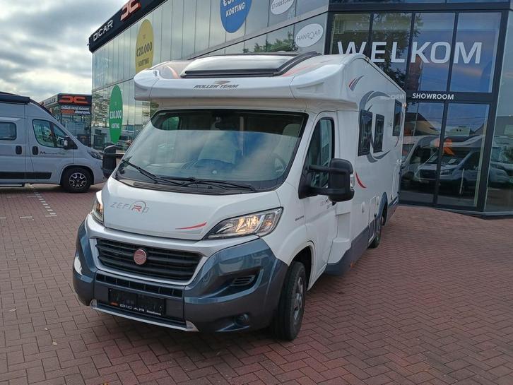 Roller Team Zefiro 265 TL met slechts 38082 km 13515, Caravans en Kamperen, Mobilhomes, Handgeschakeld, L-zit, Diesel, tot en met 4