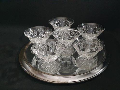 Baccarat - Verre à champagne (6) - Modèle Beaujeu -, Antiek en Kunst, Antiek | Meubels | Tafels