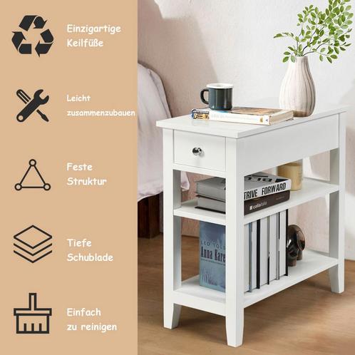 Tweedekans | Coast-consoletafel met plank en lade 3, Huis en Inrichting, Tafels | Bijzettafels, Ophalen of Verzenden